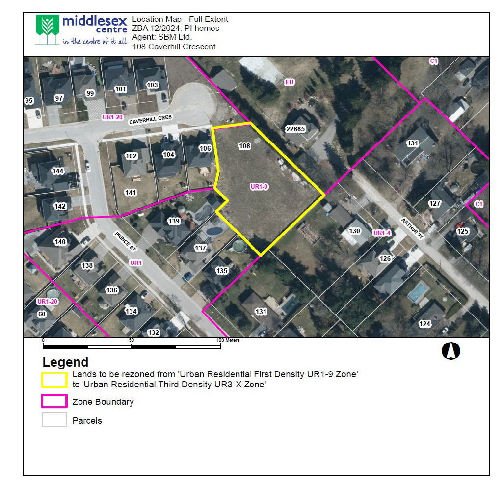 108 Caverhill Cres Location Map