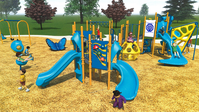 Komoka Park New Playground 2024